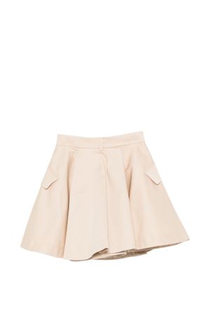 gonna in cotone beige FENDI KIDS | JFE196AS5YF1P2N